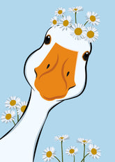 Gans «Eduardo» Postkarte